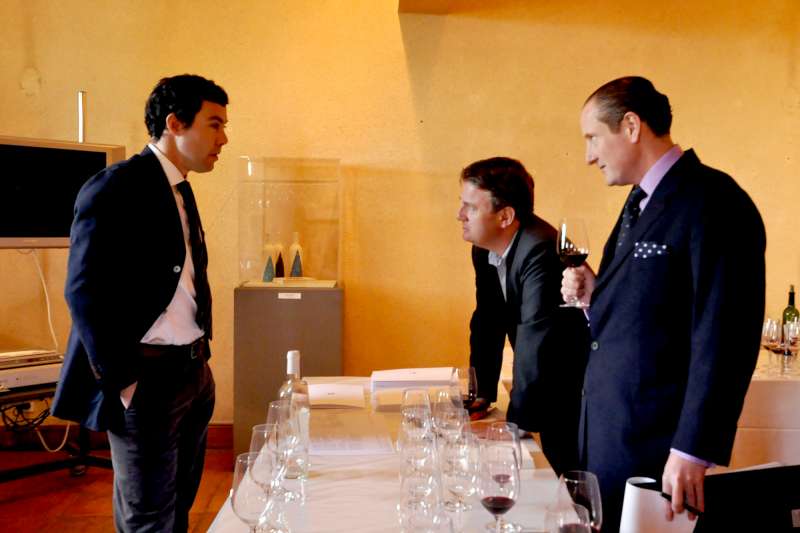  Stephen and Tom at Lynch Bages with Jean-Charles Cazes